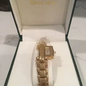 Gruen Watch. Gold Tone Slide Hatch Gruen | Accessories | Gruen Watch Gold Tone Slide Hatch  main image 2